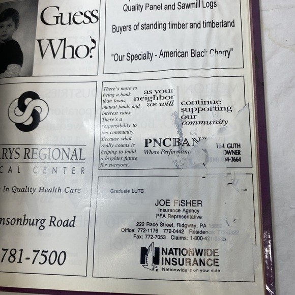 1998 RIDGWAY HIGH‎ SCHOOL, YEARBOOK, RIDGEWAY, PENNSYLVANIA  ELKER READ - Picture 12 of 13